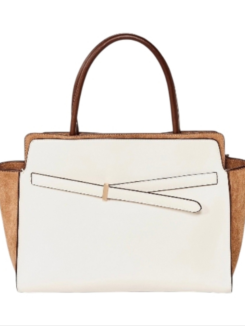 NWT A New Day-Belted Top Handel Satchel Handbag🤍🤎